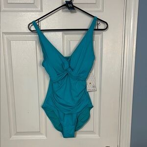 NWT Teal Women’s One Piece Swimsuit.